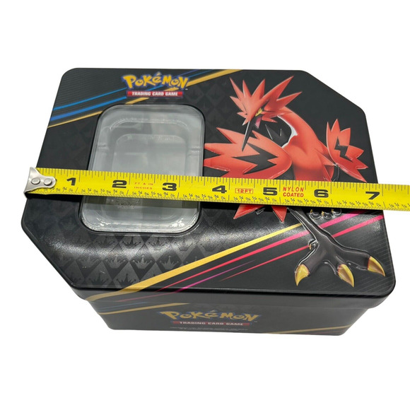 Pokemon Card Storage Tins EMPTY 2 Lots of 3 Crown Zenith 2022 Trading Game READ - Picture 10 of 14